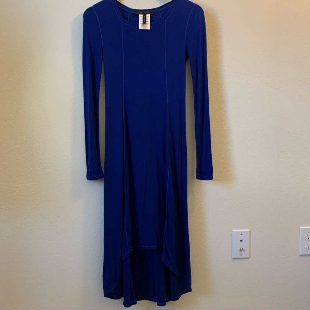 BCBG Maxazria Taryn Royal Blue HiLow Dress XS